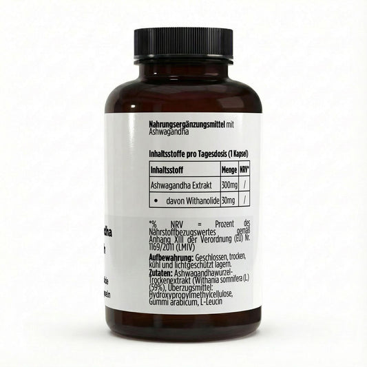 Ashwagandha (10% Withanolide) - 90 vegane Kapseln