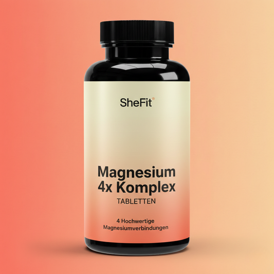 Magnesium 4 Fach Komplex - 60 vegane Tabletten