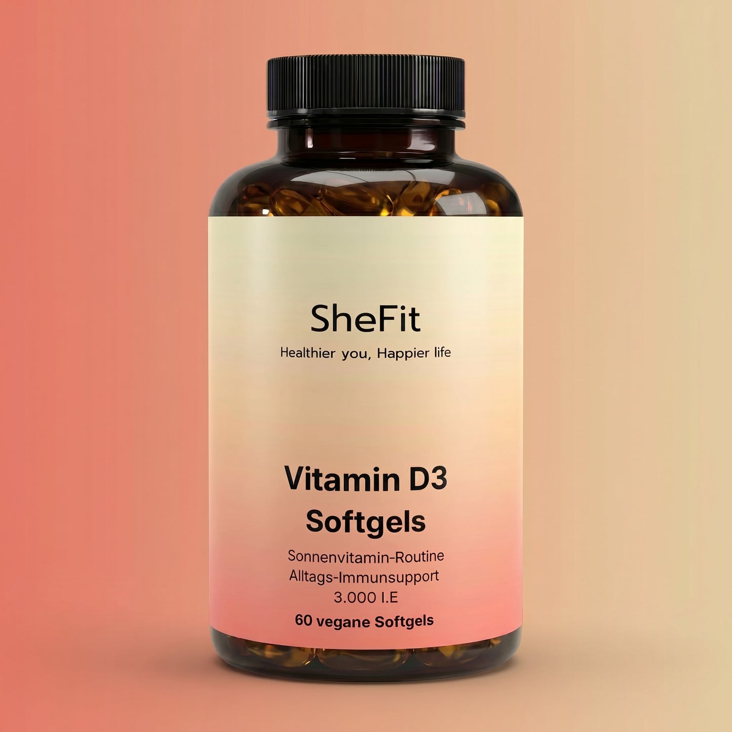 Vitamin D3 3.000 I.E - 60 vegane Softgels